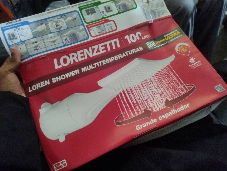 Chuveiro elétrico Lorenzetti Loren Shower Multitemperaturas
