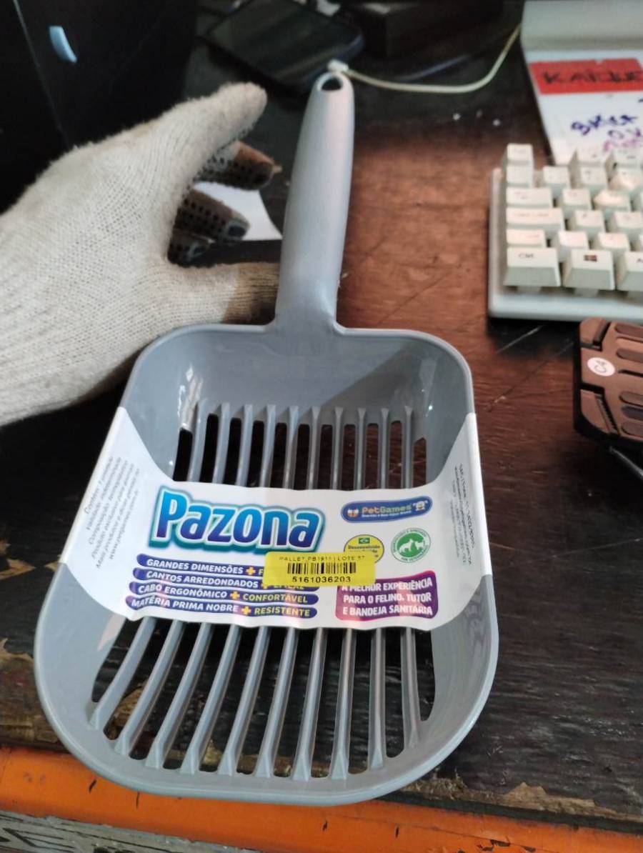Pazona pá para limpeza de bandeja sanitária de felinos