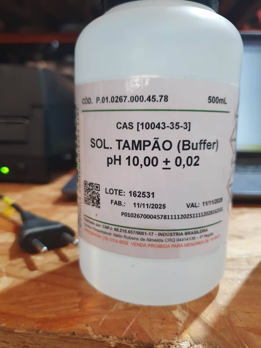 Solução Tampão (Buffer) pH 10,00 ± 0,02