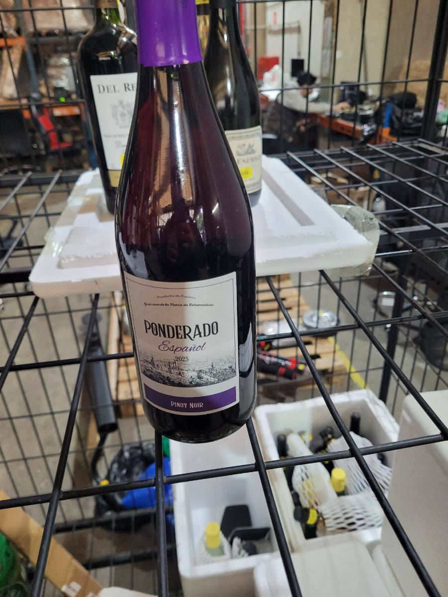 Vinho tinto Ponderado Espanol Pinot Noir 2025