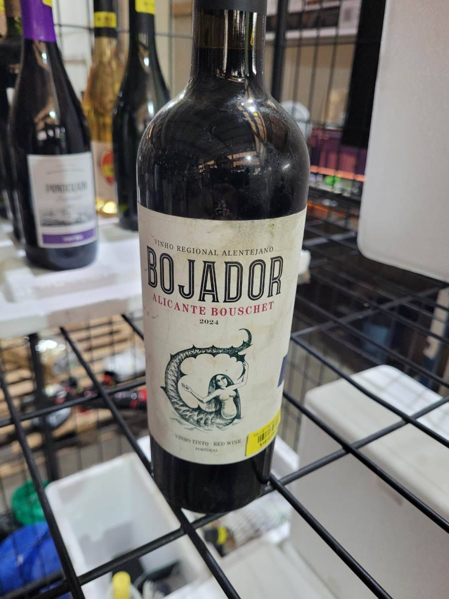 Vinho tinto regional Alentejano Bojador Alicante Bouschet 2024