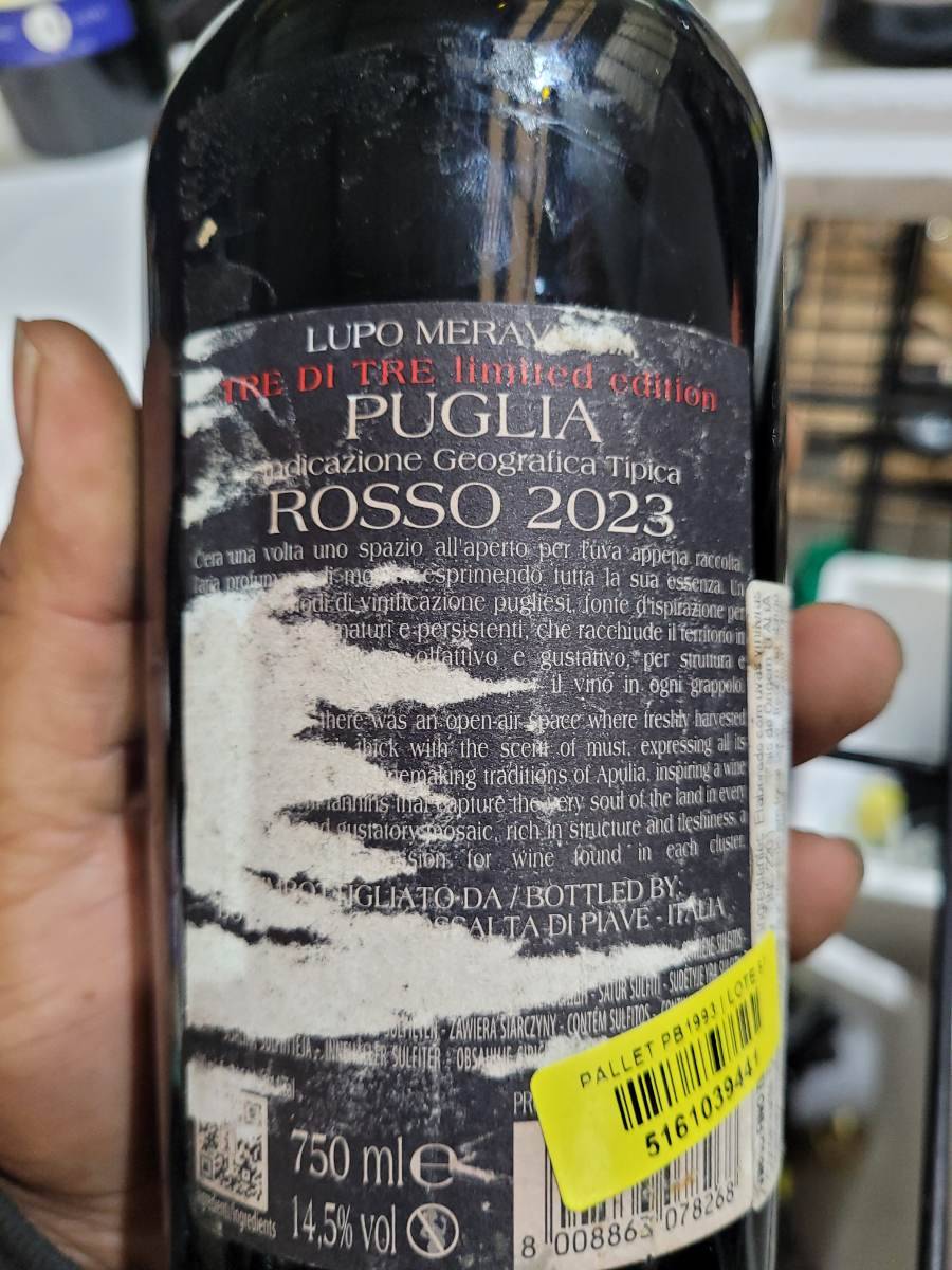 Vinho tinto Puglia Rosso 2023