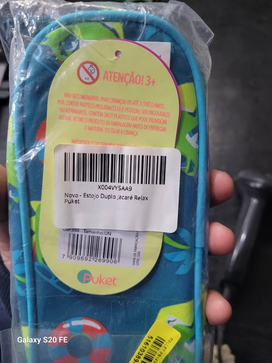 Estojo Duplo Jacaré Relax