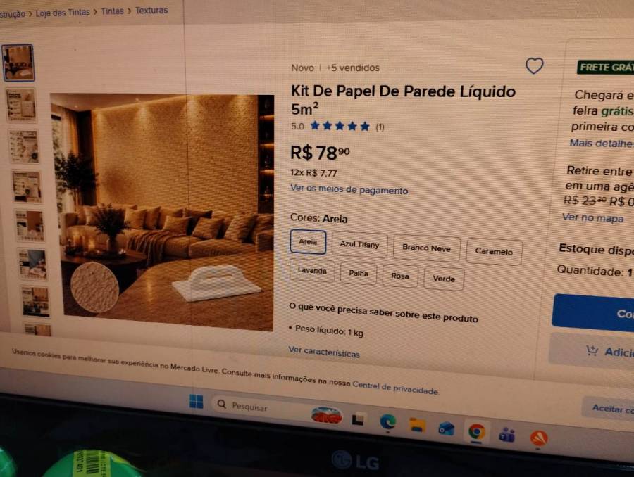 Kit De Papel De Parede Líquido 5m²
