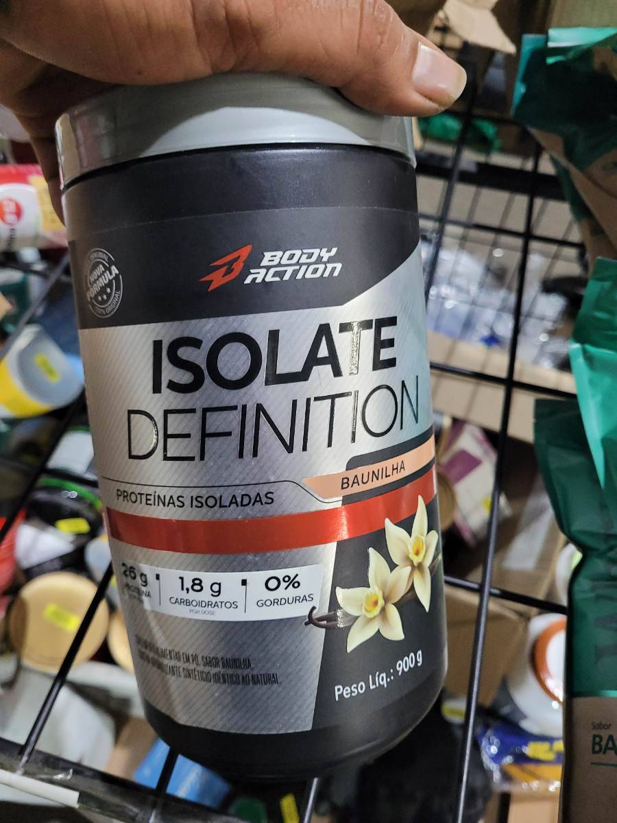 Proteína isolada sabor baunilha