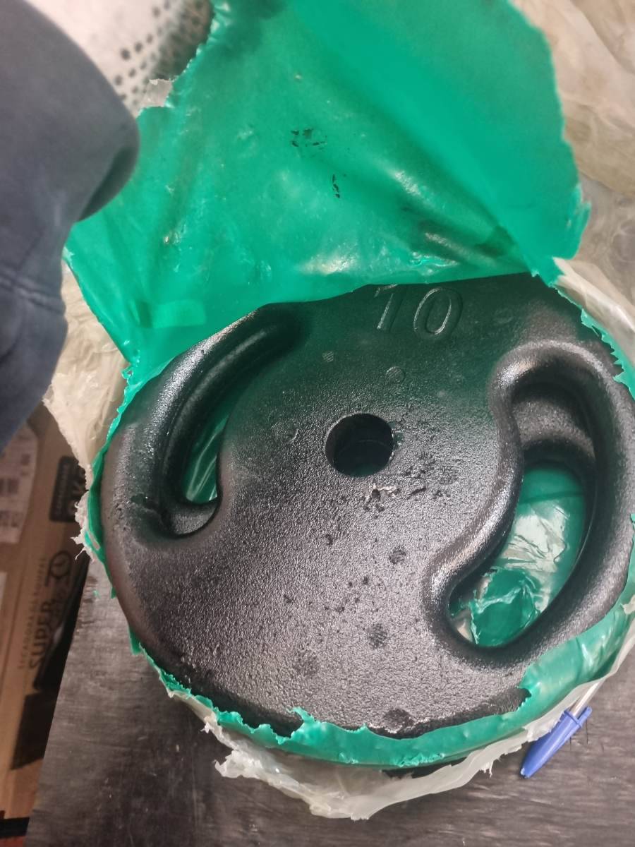 Par de anilhas 10 kg