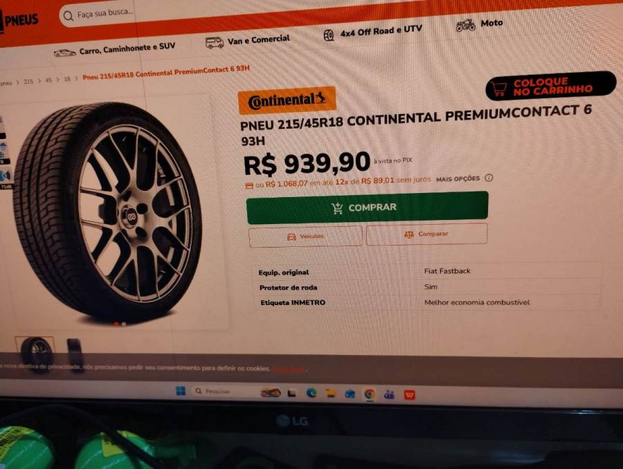 Pneu 215/45R18 Continental PremiumContact 6 93H