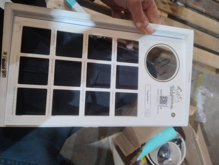 Cartela de adesivos decorativos para unhas