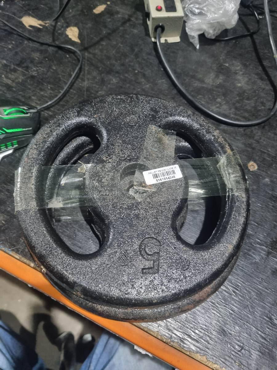 Anilha de peso para musculação