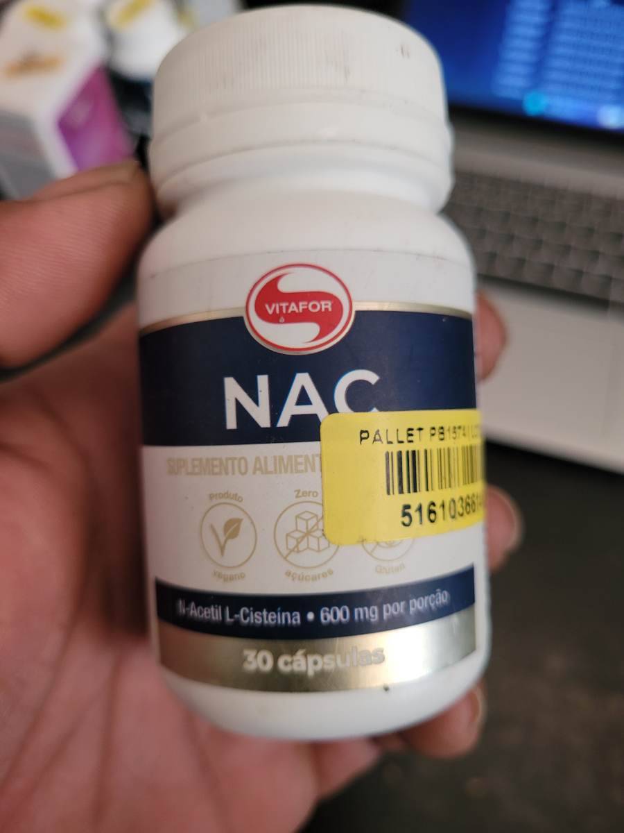 Suplemento Alimentar NAC (N-Acetil L-Cisteína)