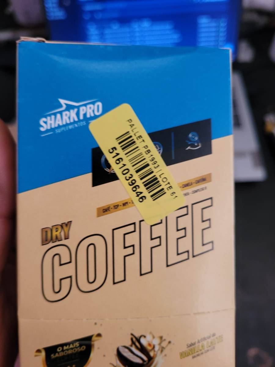 Dry Coffee sabor baunilha e óleo de coco