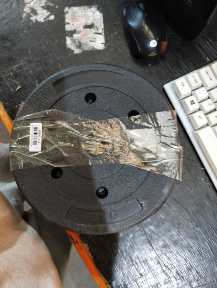 Anilha de peso para musculação
