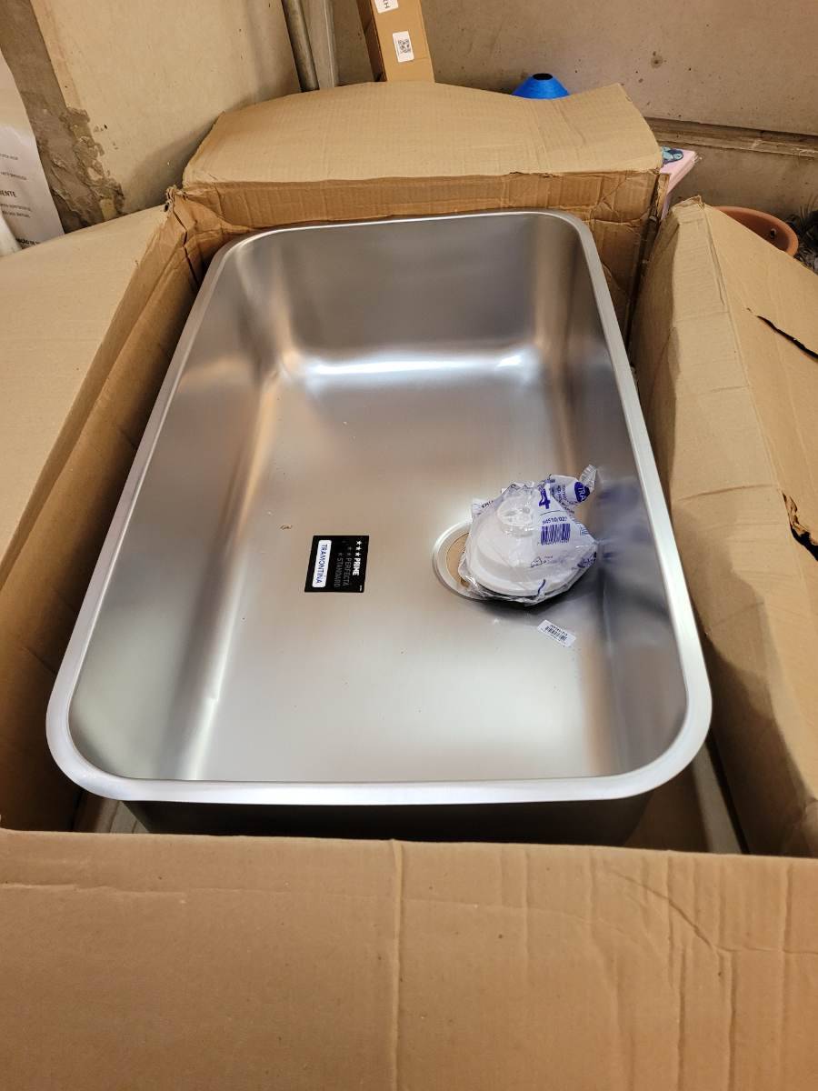 Cuba de aço inox para pia