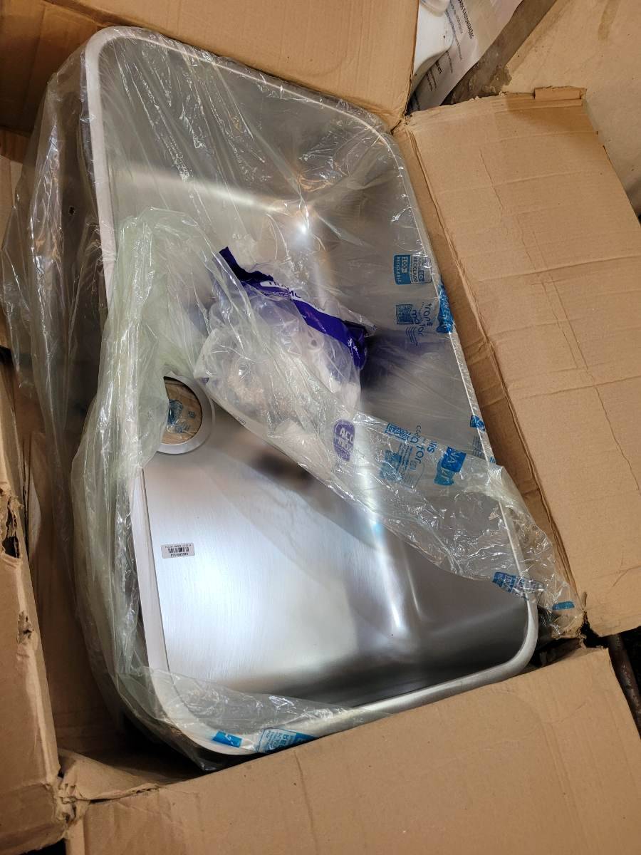 Cuba de aço inox para pia