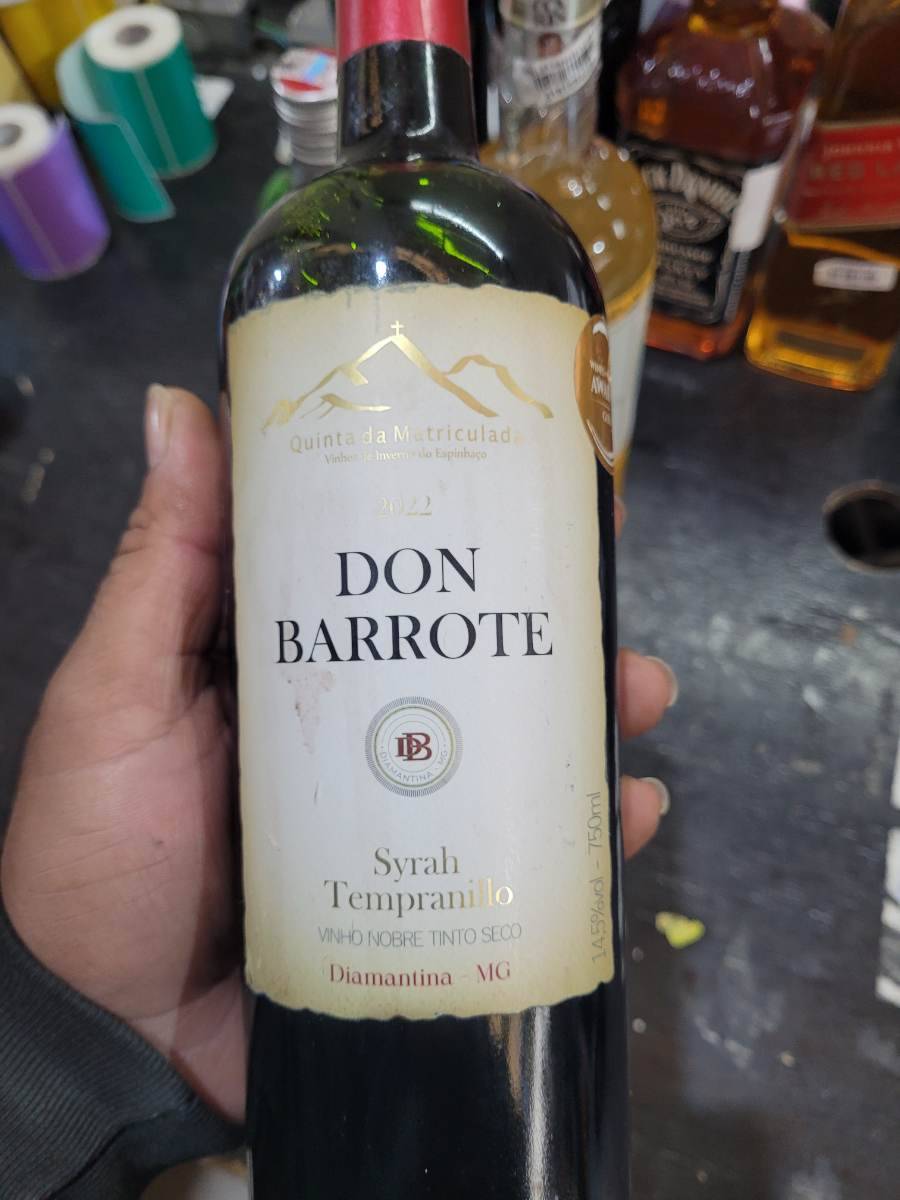 Vinho tinto seco Don Barrote Syrah Tempranillo