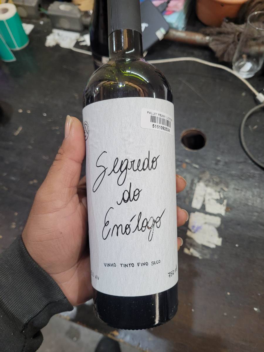Vinho tinto fino seco Segredo do Enólogo