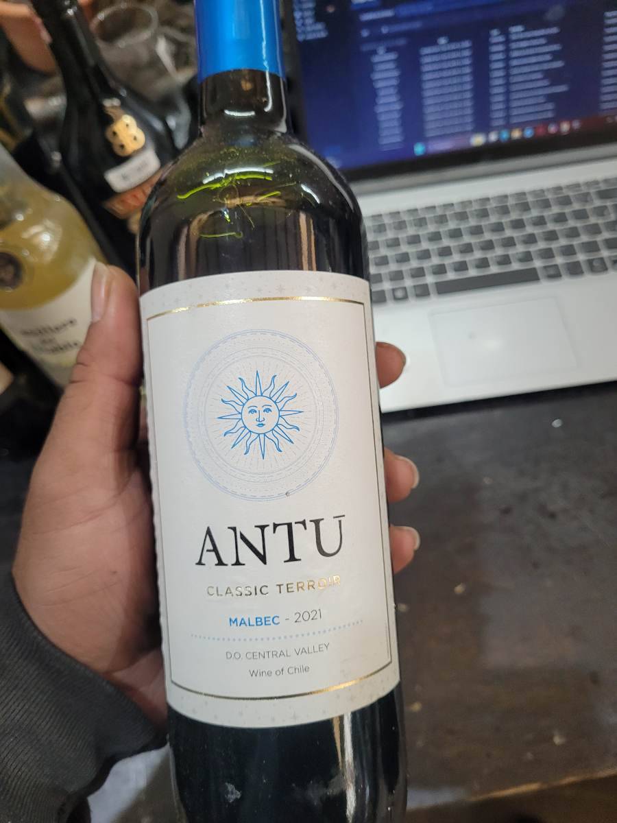 Vinho Tinto Malbec Antu Classic Terroir 2021