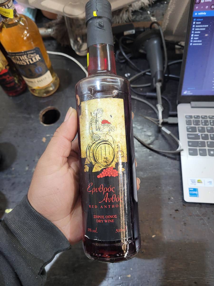 Vinho tinto seco Red Anthos
