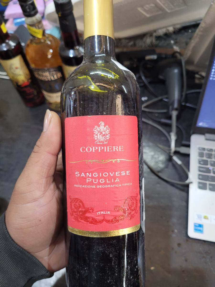Vinho tinto Sangiovese Puglia
