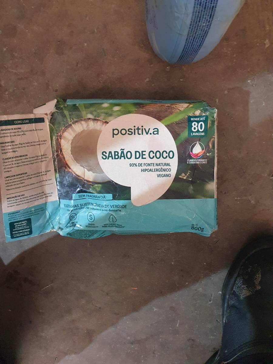 Sabão de Coco em Pó
