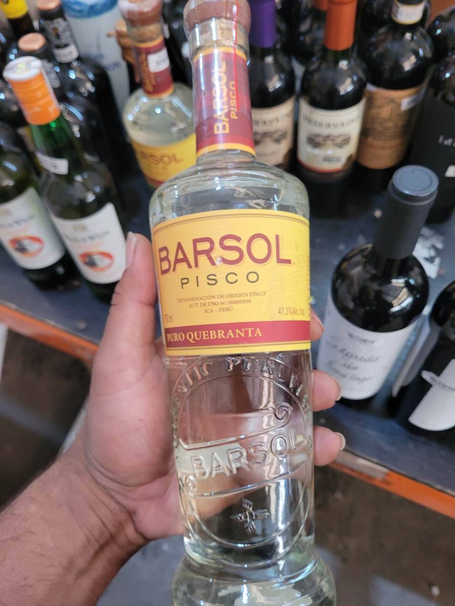 Pisco Barsol Puro Quebranta