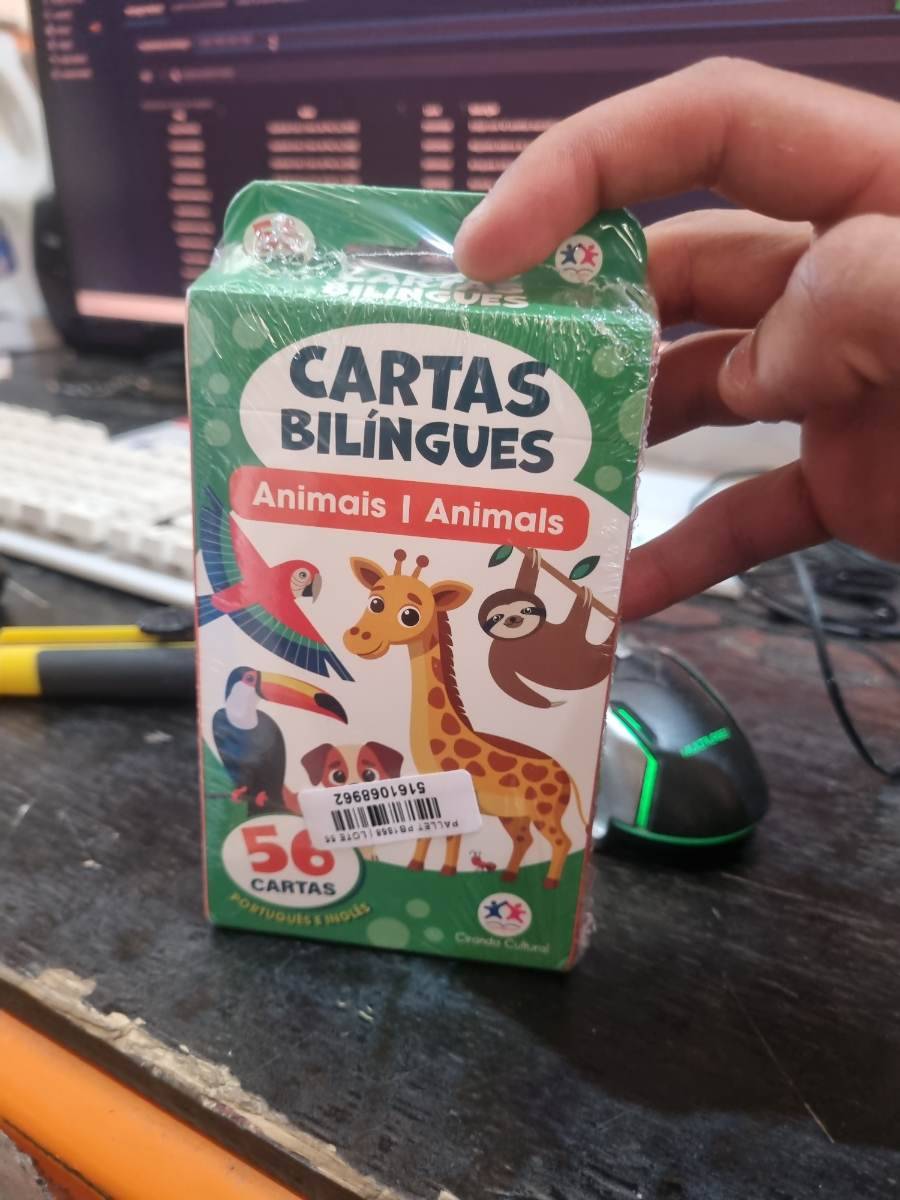 Cartas bilíngues Animais / Animals