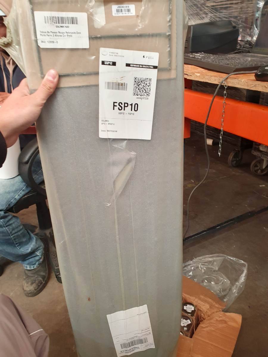 Tábua de Passar Roupa Reforçada com Porta Ferro 3 Alturas