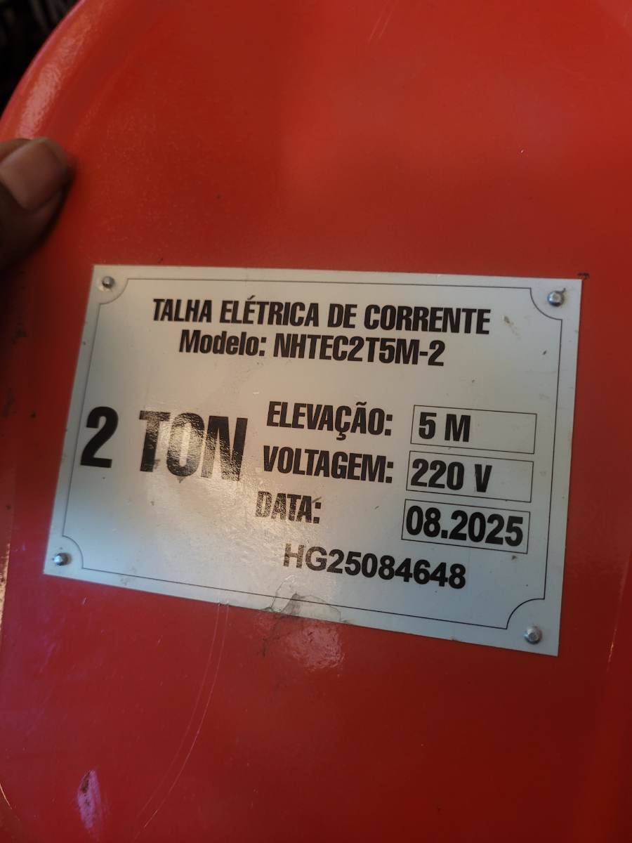 Talha elétrica de corrente