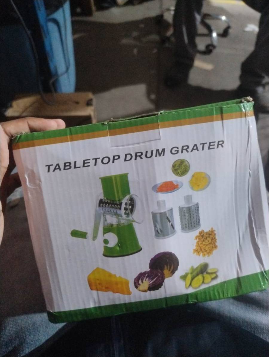 Ralador de tambor de mesa
