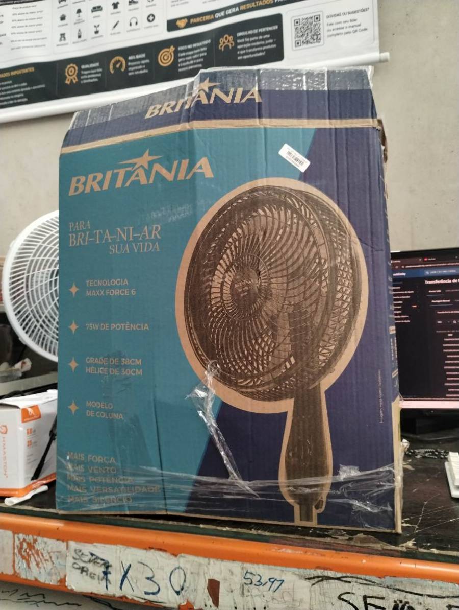 Ventilador de coluna Britânia Maxx Force 6
