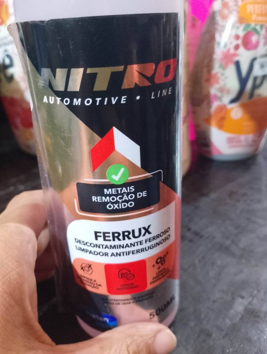 Ferrux descontaminante ferroso limpador antiferruginoso