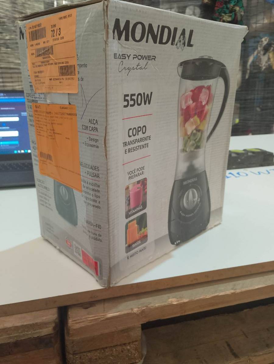 Liquidificador Mondial Easy Power Crystal 220V 550W