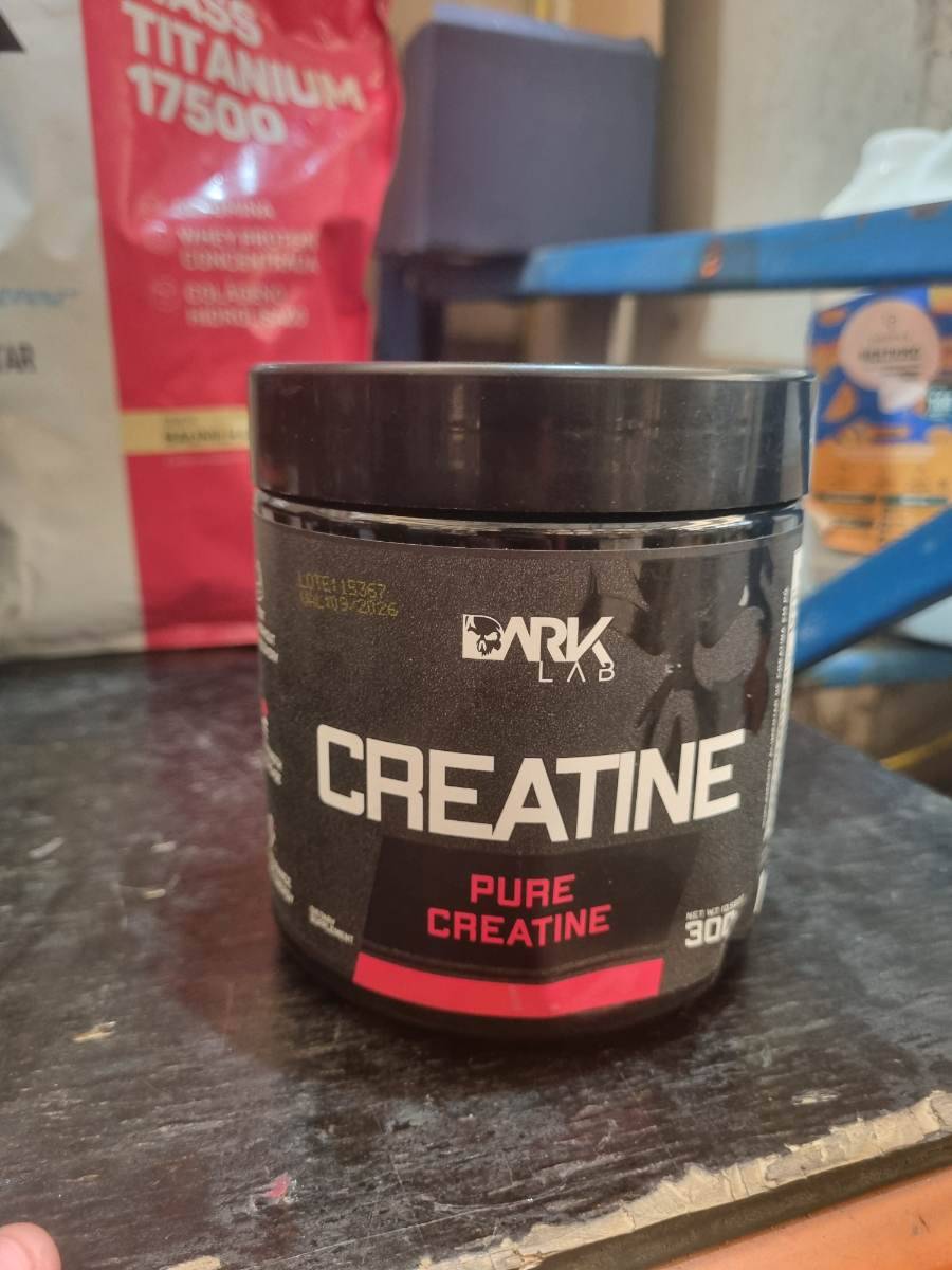Creatina pura em pó