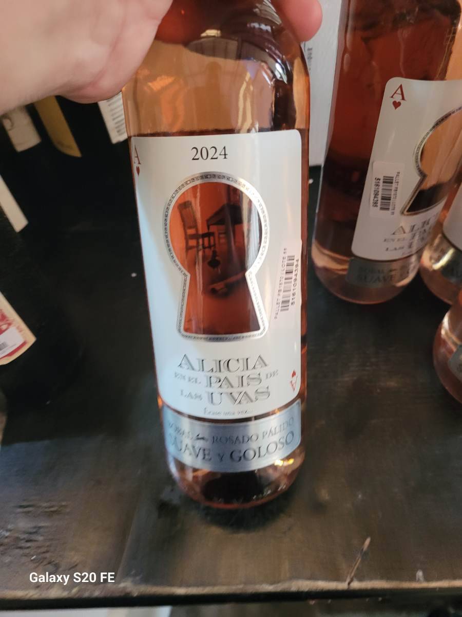 Vinho Rosado Palido Alicia Pais de Uvas