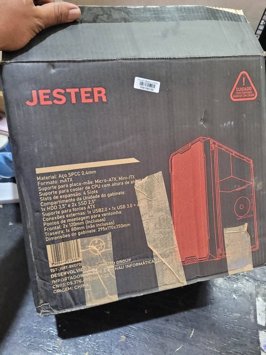 Gabinete para computador Jester mATX
