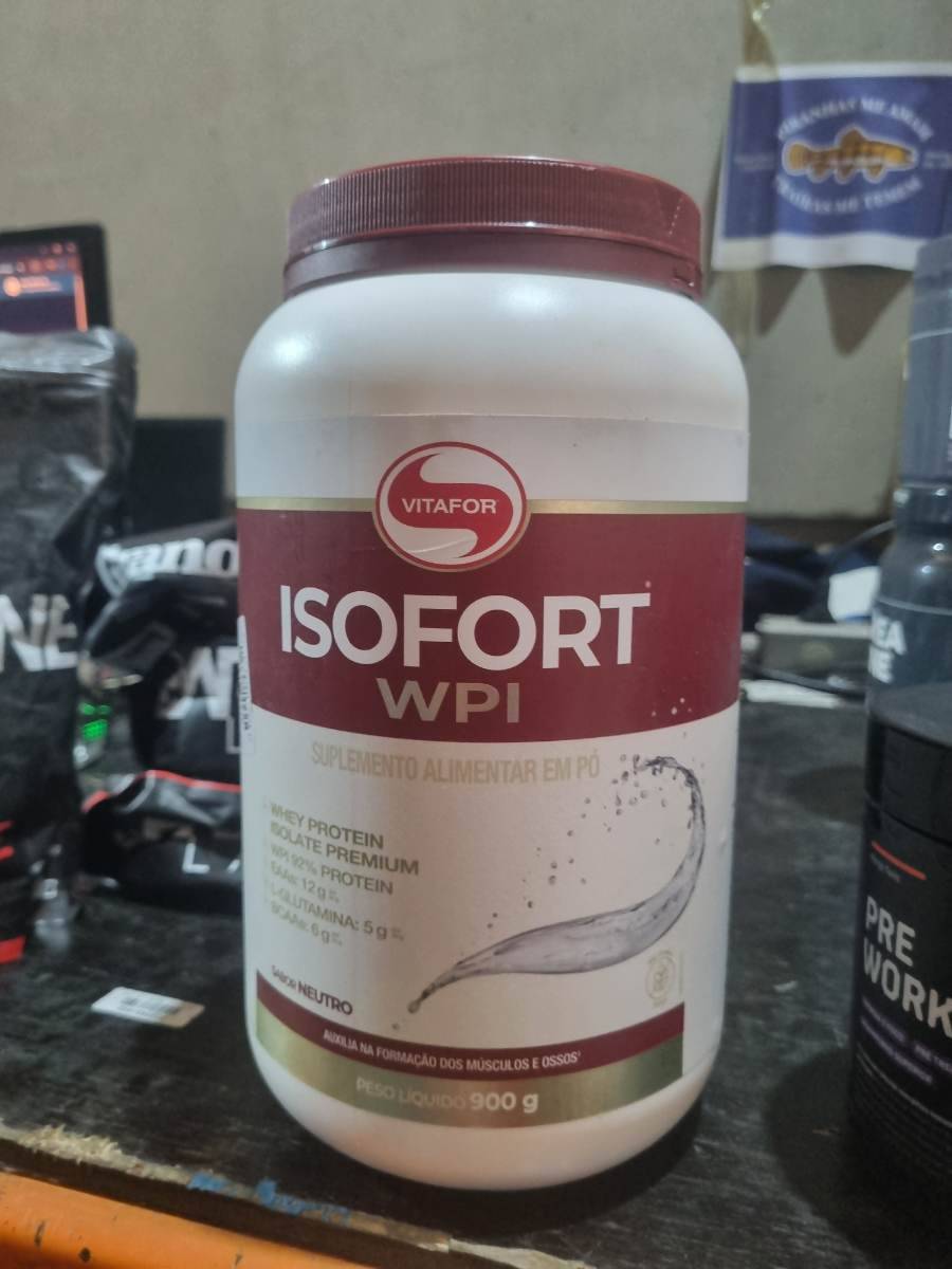 Suplemento alimentar em pó ISOFORT WPI