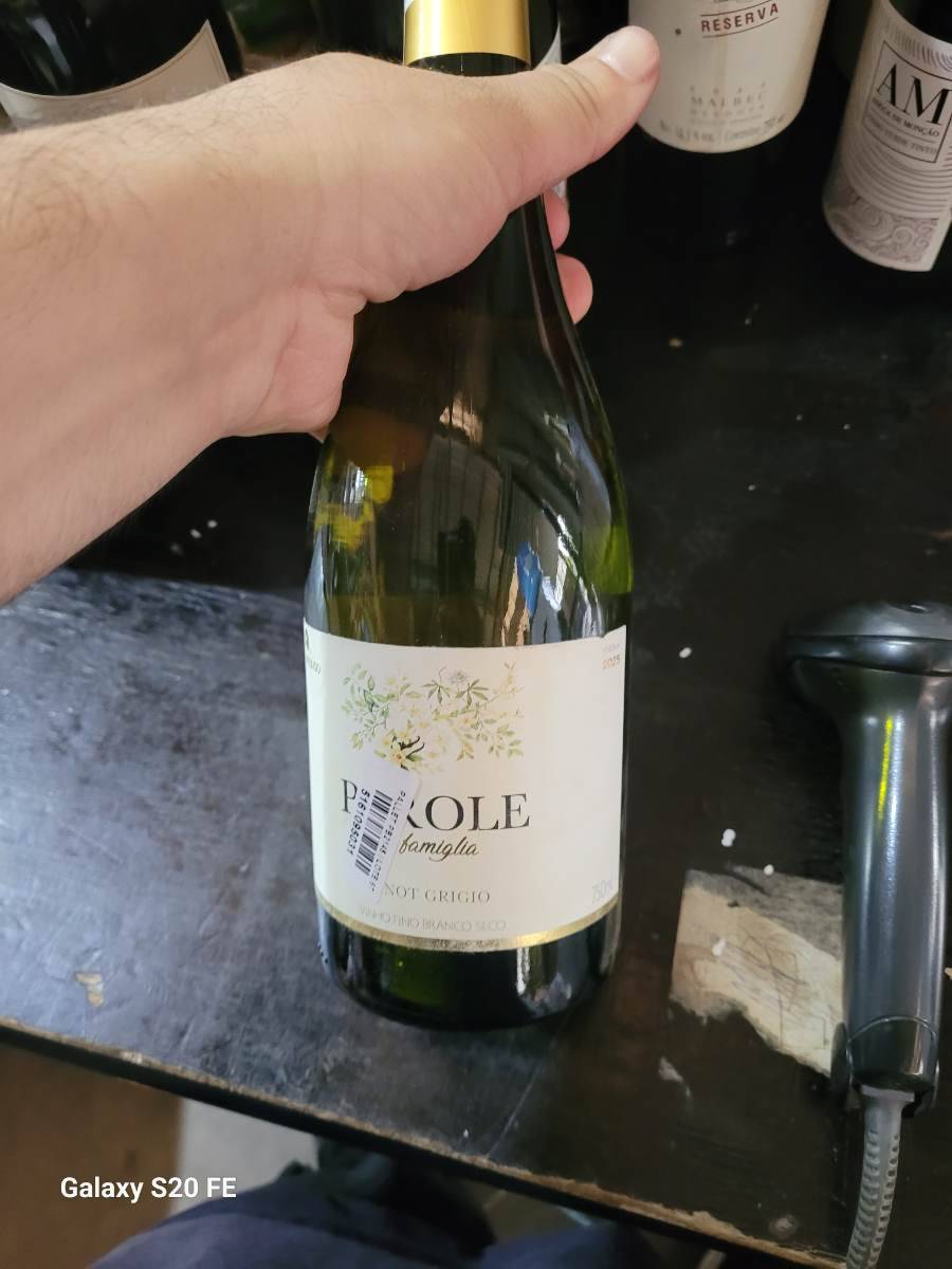 Vinho branco seco Pinot Grigio