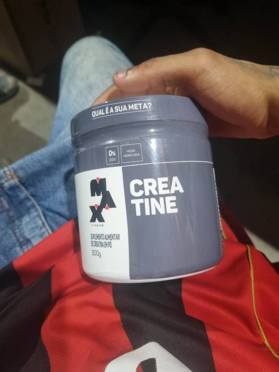 Suplemento alimentar de creatina em pó