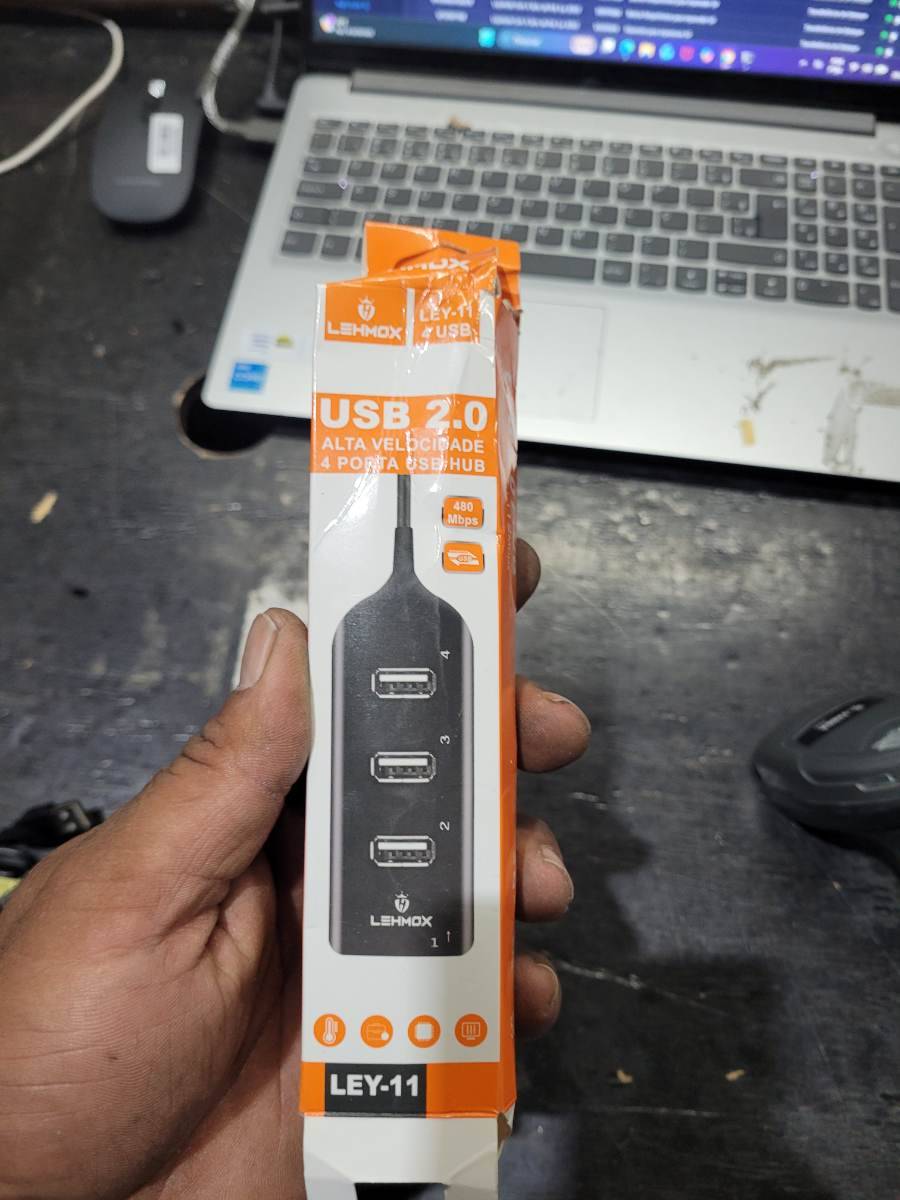 Hub USB 2.0 de 4 portas