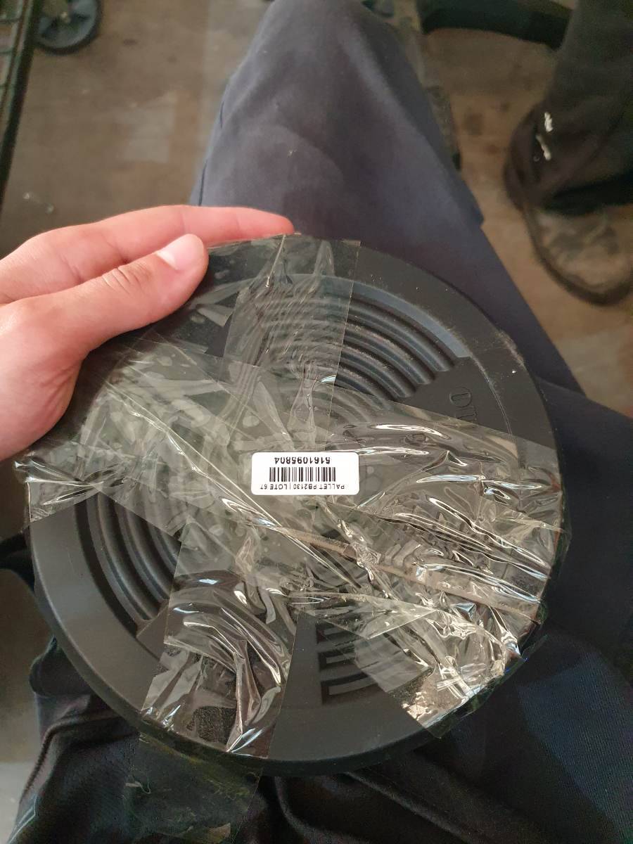 Par de anilhas de plástico 2kg