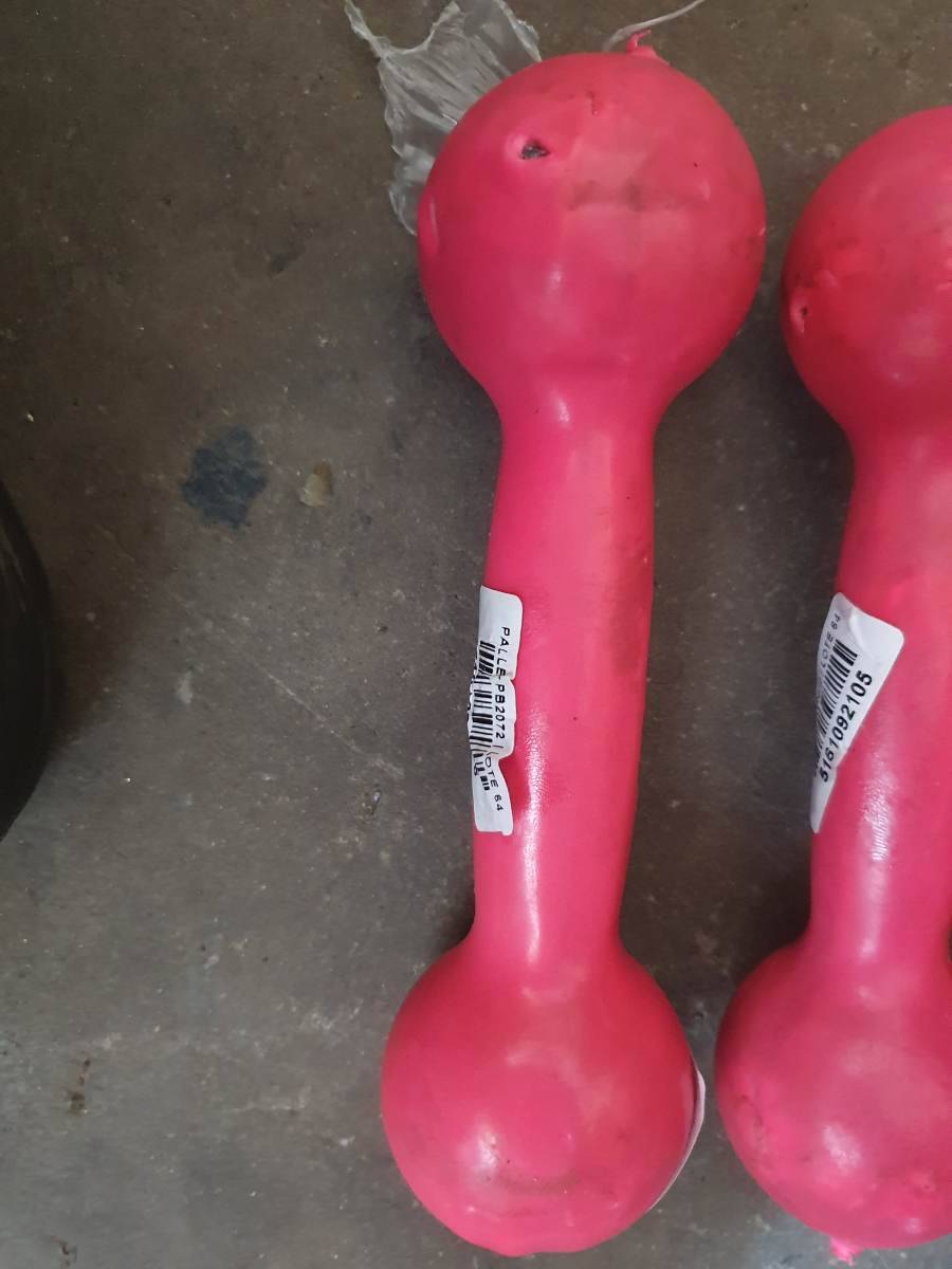 Halter de vinil rosa