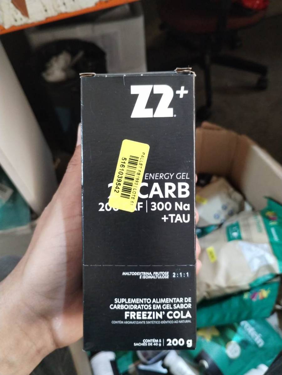 Suplemento alimentar de carboidratos em gel sabor Freezin  Cola