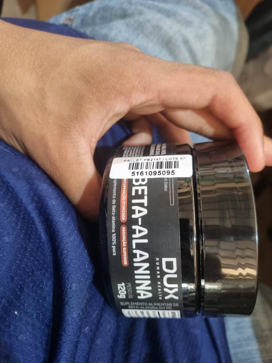 Suplemento alimentar de Beta-Alanina em pó