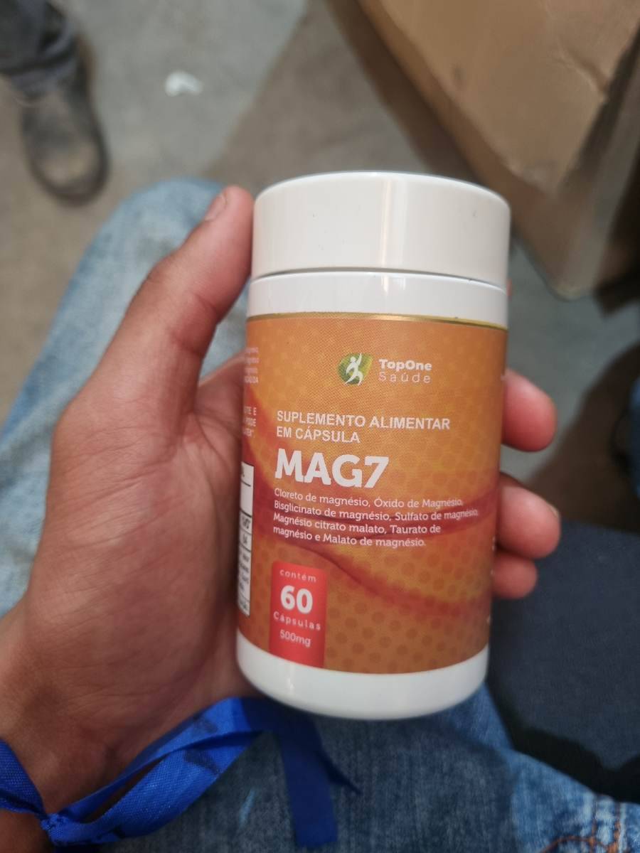 Suplemento alimentar em cápsula MAG7
