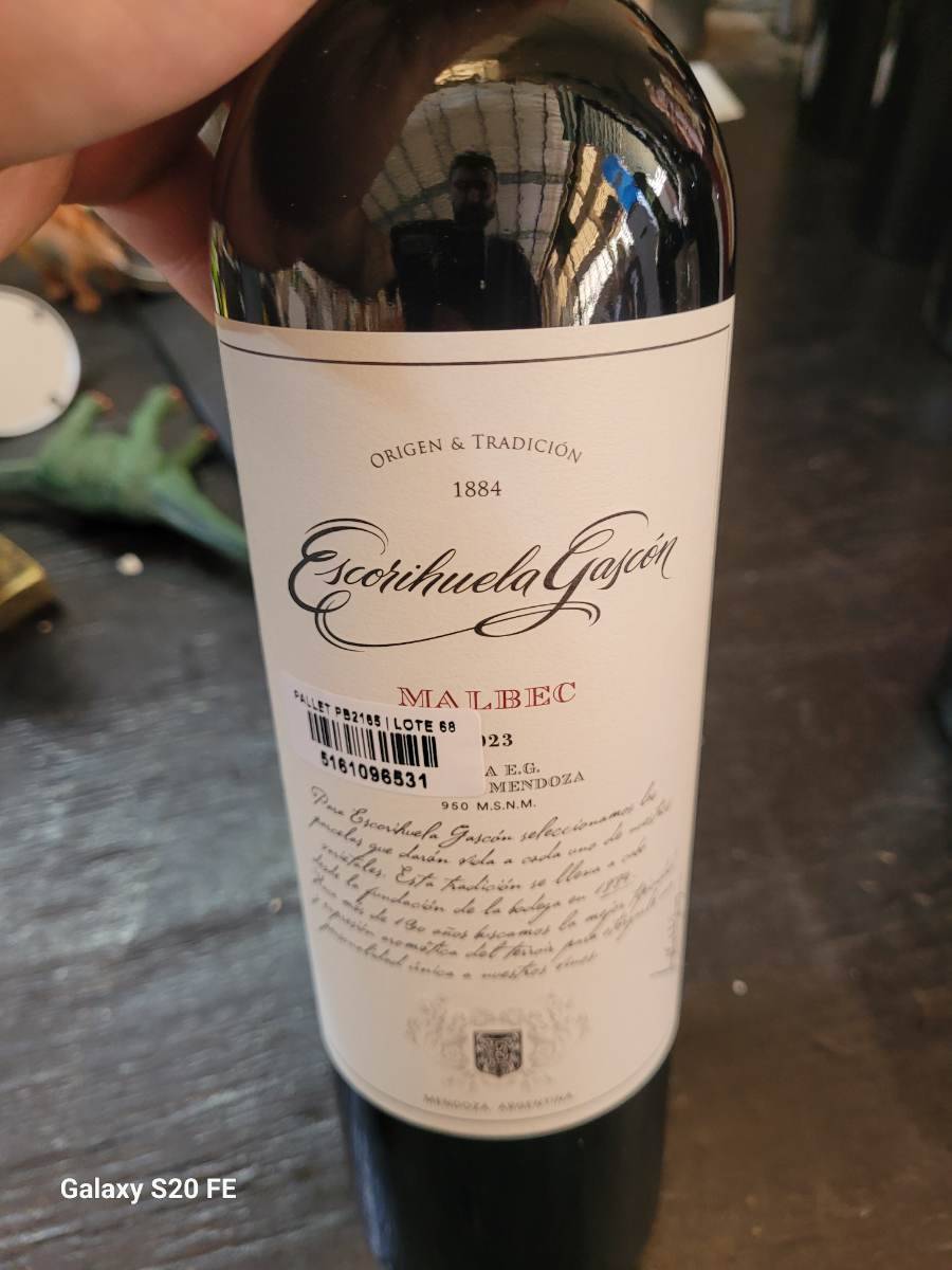 Vinho Malbec Escorihuela Gascón