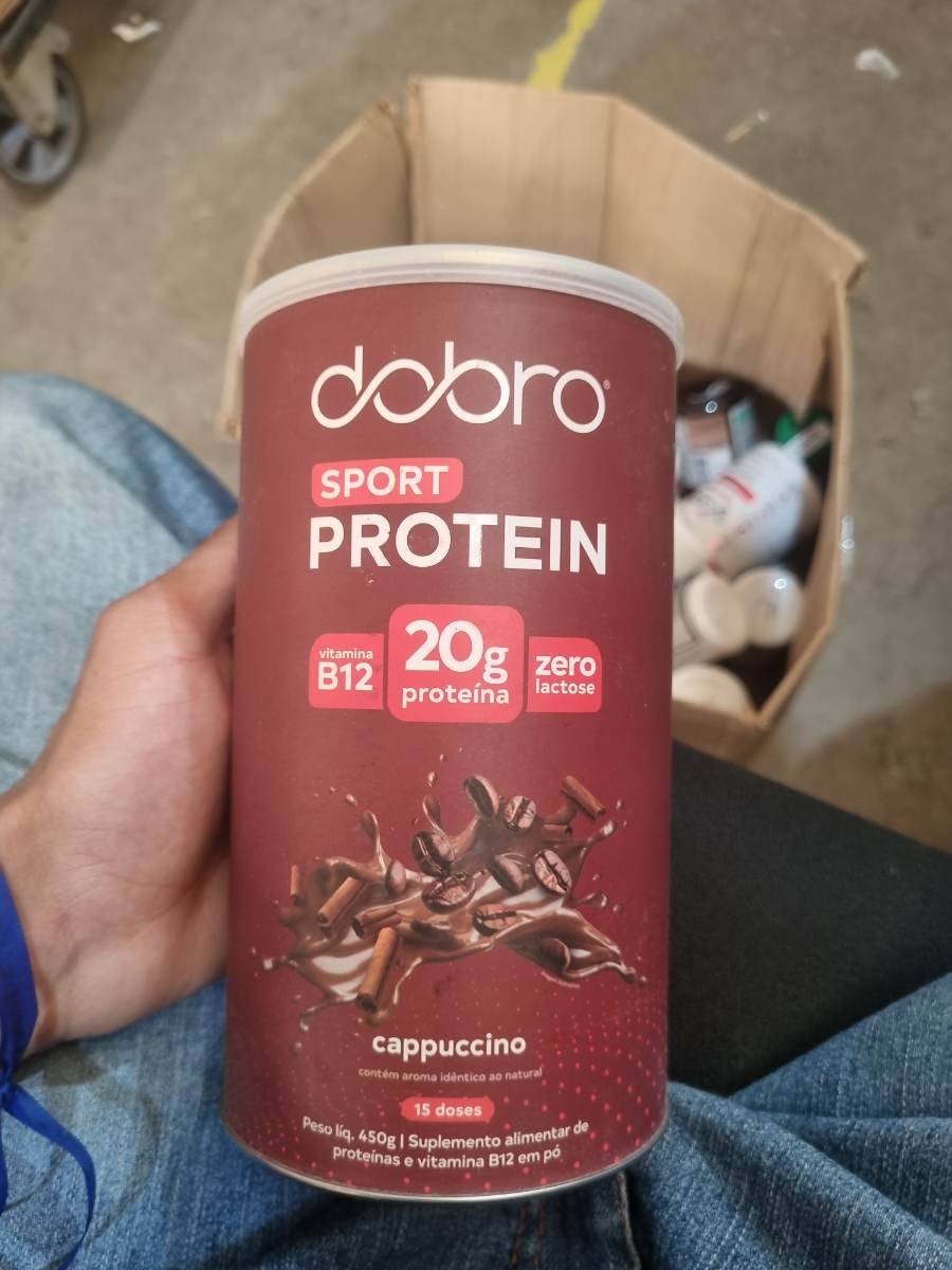 Suplemento alimentar Dobro Sport Protein sabor cappuccino