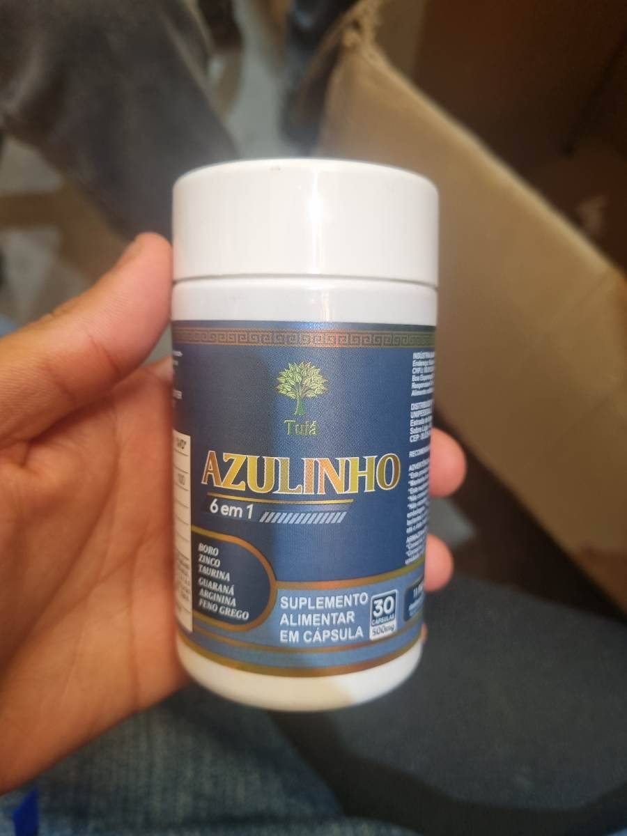 Suplemento alimentar em cápsula Azulinho 6 em 1