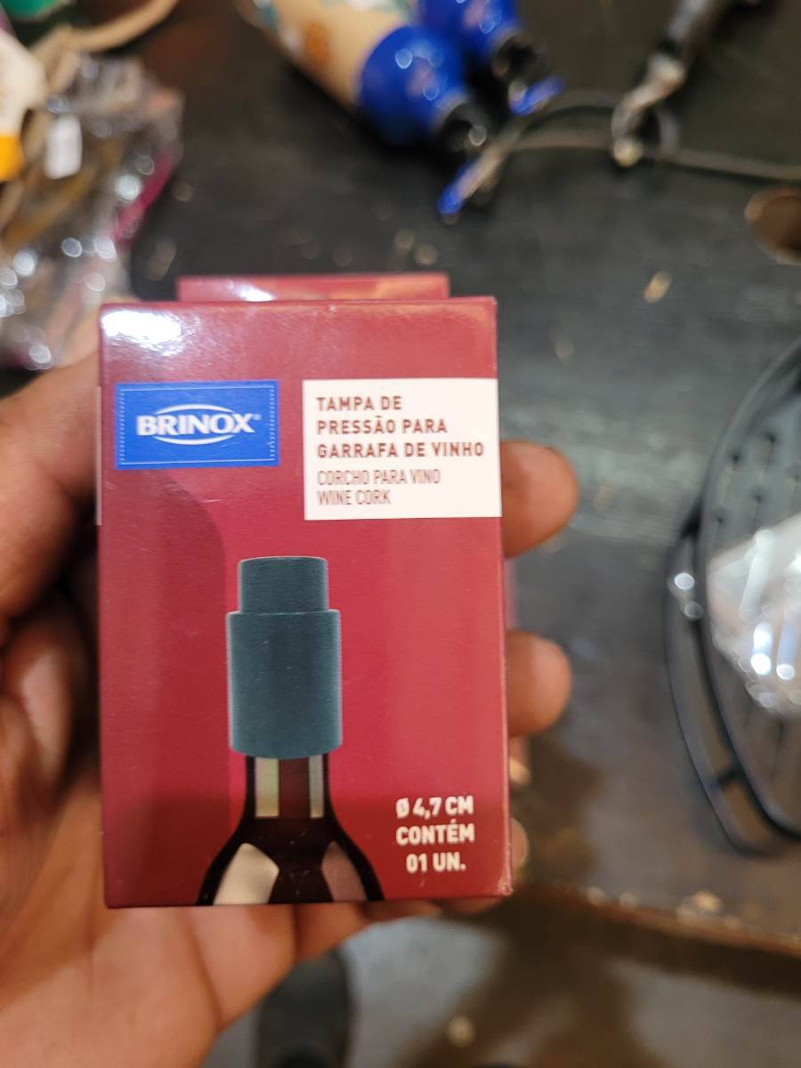 Tampa de pressão para garrafa de vinho