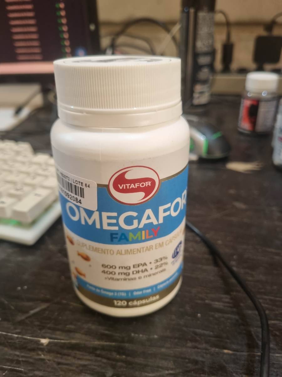 Suplemento alimentar em cápsulas Omega Family