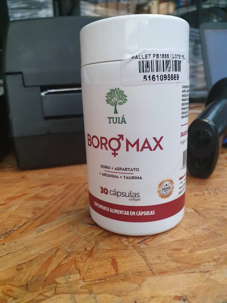 Suplemento alimentar em cápsulas BORO MAX